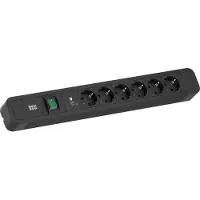 Bachmann PRIMO 2 6xCEE7/3 1xSPD-Plus 1xswitch 2,0m CEE7/7