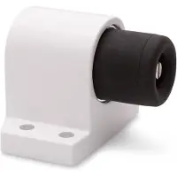 Dx Deurstopper Robusto vloermodel met geveerde stootbuffer - wit