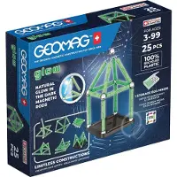 Geomag Classic Glow Recycled - Gloeiende Magnetische Bouwset - 25-delig - Vanaf 3 jaar