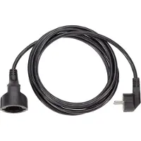 Bachmann geaarde verlengkabel, 230VAC, zwart, 10 m