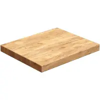 Sjithouse Furniture wastafelblad hout 25x22,5cm coal oak antraciet