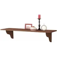 Loft 24 MEXICO - Plank 120 cm Massief grenen in bruin (25 x 120 x 30 cm)