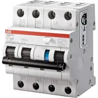 ABB Ds203nc K32 4-Pool Rcbo 32A 30Ma Type A 6Ka - 2Csr256140R1327