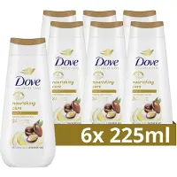 Dove - Douchegel - Advanced Care Nourishing Care - 6 x 225 ml - Voordeelverpakking