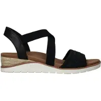 SKECHERS ARCH FIT BEACH KISS-BOHO BEYO Dames Sandalen - Zwart