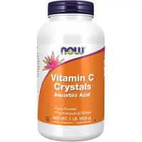 Now Vitamine C Crystals Powder - 454 g
