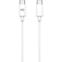 Xqisit Oplaadkabel USB-C/USB-C 2.0 1m (Wit)