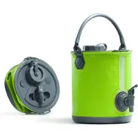 Colapz 2-in-1 opvouwbare waterjerrycan met kraan - draagbare waterjerrycan voor drinkwater op camping & festivals - praktische opvouwbare emmer voor campers of caravans - BPA-vrij