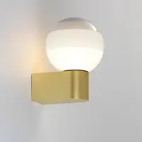 Marset Design wandlamp Dipping Light A1, dimbaar, messing / goud, Woon-/ Eetkamer, metaal, Design, Wandlamp design