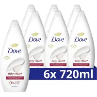 Dove 12x Douchegel Silky Velvet 720 Ml