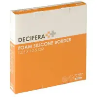 Decifera Foam Silicone Border 12,5 x 12,5 cm | 5 stuks