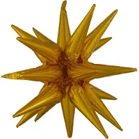 Amscan folieballon Magic Star 76 x 88 cm goud