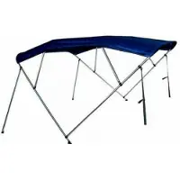 Navishade Aluminium biminitop - 4-boogs - Breedte 137 <> 152 cm - Hoogte 137 cm