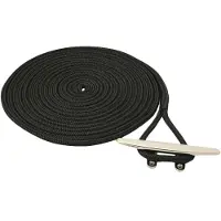 Osculati Polyester landvast met oogsplits - Zwart
