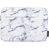 Canvas Artisan Laptophoes 14 Inch – Sleeve – Wit Marmer