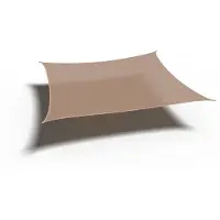 Platinum Coolfit schaduwdoek vierkant 3.6x3.6x3.6x3.6m - Zand