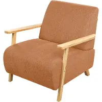 Beliani LESJA - Fauteuil-Oranje-Polyester