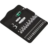 Wera KK Zyklop Mini 2 05135918001 Dopsleutelset Metrisch 1/4 (6,3 mm) 27-delig