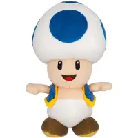 1UP Super Mario - Blue Toad Knuffel (20cm)