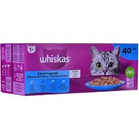 Whiskas Visfavorieten In Gelei 40x85g Kattensnack
