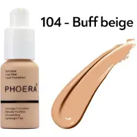 Saaf buff beige 104 - FOUNDATION - Soft Matte Full Coverage Liquid Foundation