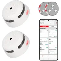 X-Sense XS01-WX Rookmelder met RMAX-45 montageset - Slimme melder WiFi - 2-pack