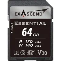 EXASCEND Essential UHS-I SD Card(V30) 64GB