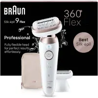Braun Silk·épil 9 Flex - Epilator met Ladyshave opzetstuk - type 9-030 3D - Wit/Rose Titan
