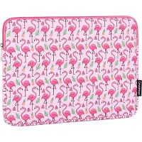 Canvas Artisan Laptophoes 13.3 Inch - GV Sleeve - Flamingo Roze