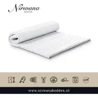 Nirwana bedden Topper - HR50 Koudschuim - Topdekmatras - Ergonomisch - 100x190 ca 7cm dik matras