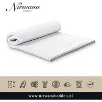 Nirwana bedden - Topdekmatras - 80x190 -Koudschuim HR - 7CM