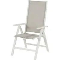 Hartman Tuinstoel Troy Full Recliner White Beige