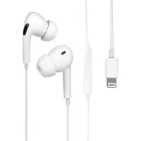 Nuvance Oortjes met Draad - Geschikt voor Lightning - Oordopjes met Draad - In-Ear Oortjes met Draad en Microfoon - Wit