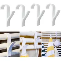 FSW-Products - 2 Stuks - Radiator Haak - Handdoek Hanger - Kleer Hanger - Kleding Haak - Handdoek Haak - Wit - Badkamer - Kledinghaken - Radiatorhaken - Ophanghaak