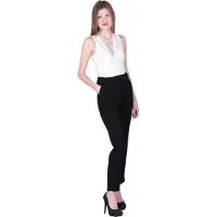 Sarcia.eu John Zack Crème en zwart kanten jumpsuit