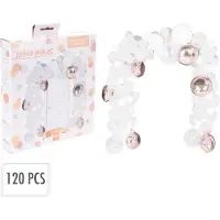 Relaxwonen - creëer je eigen ballonnenboog - Wit & Rose goud - inclusief confetti ballonnen