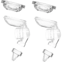 Youha Ventiel connector - 2 stuks - cup connect kit - tussenstuk borstkolven - 2x Membranen - 2x Ventielen - 2x Ventielbasis - Silicone connector kit - BPA vrij