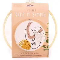 Graine Créative punch needle set line art 25 cm decoratie creatief.