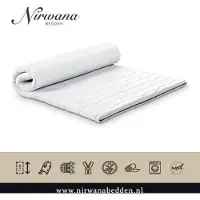 Nirwana bedden 90x190 Topdekmatras - Topper NASA-VISCO - Traagschuim - 7 CM -