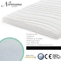 Nirwana bedden - Topdekmatras - 140x200 - Koudschuim HR Split - 12CM