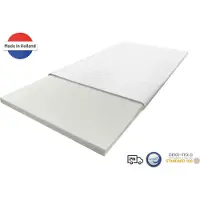 Nirwana bedden Nirwana Topper Matras 70x210 Traagschuim - 7 cm dik - Topdekmatras - Extra Comfort