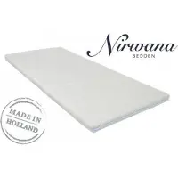 Nirwana bedden 100x210 Topper - Dekmatras Nasa traagschuim c.a. 6 cm dik