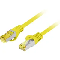 Lanberg PATCHCORD CAT.6A S/FTP LSZH CU 1M GEEL FLUKE PASSED