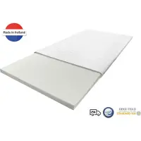 Nirwana bedden Nirwana Topper Matras 160x190 Traagschuim - 7 cm dik - Topdekmatras - Extra Comfort