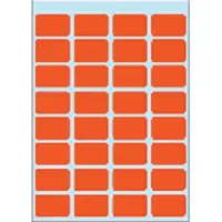 Herma Multipurpose-etiketten, 12 x 18 mm, rood, permanent hechtend, om met de hand te - 20 stuks