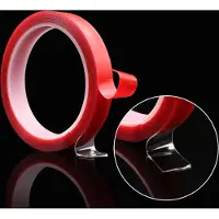 FSW-Products - Dubbelzijdig Nano Tape - Rol van 3 Meter - 5mm breed - Transparant - Klussen - DIY - Sterk Zelfklevend Muur Tape