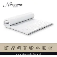 Nirwana bedden 100x190 Topdekmatras - Topper NASA-VISCO - Traagschuim - 7 CM -