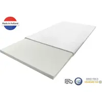 Nirwana bedden Nirwana Topper Matras 90x190 Traagschuim - 7 cm dik - Topdekmatras - Extra Comfort