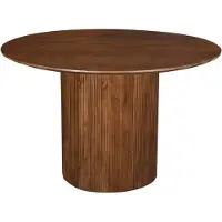 Giga Meubel Eettafel Jaime Bruin Rond Ø120cm
