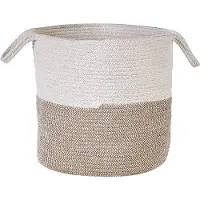 Beliani PAZHA - Mand set van 2 - Beige - Katoen